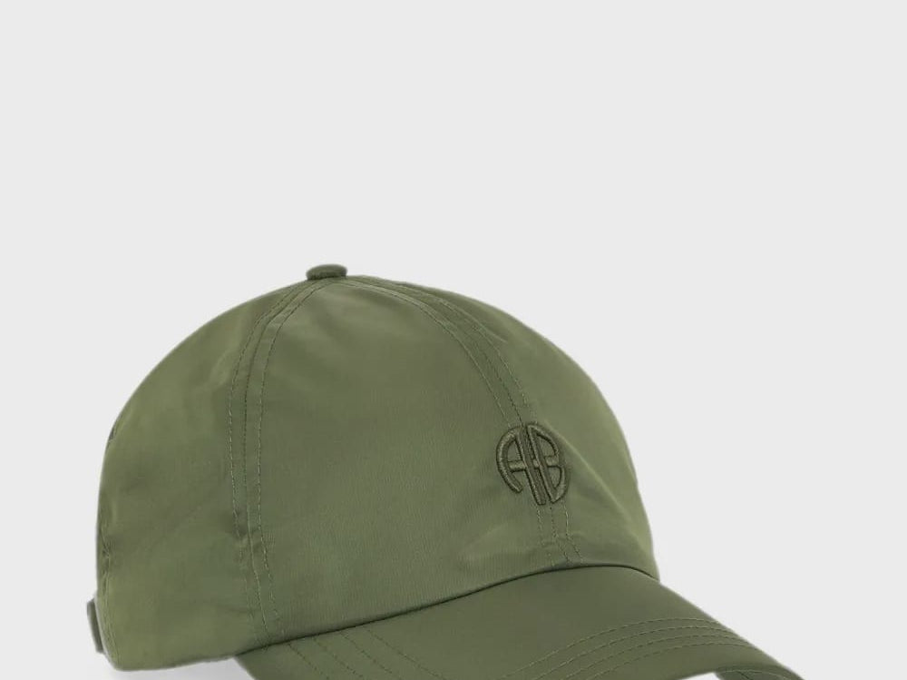Anine Bing Hats/Headpieces Jeremy Baseball Cap AB Nylon - Army Green