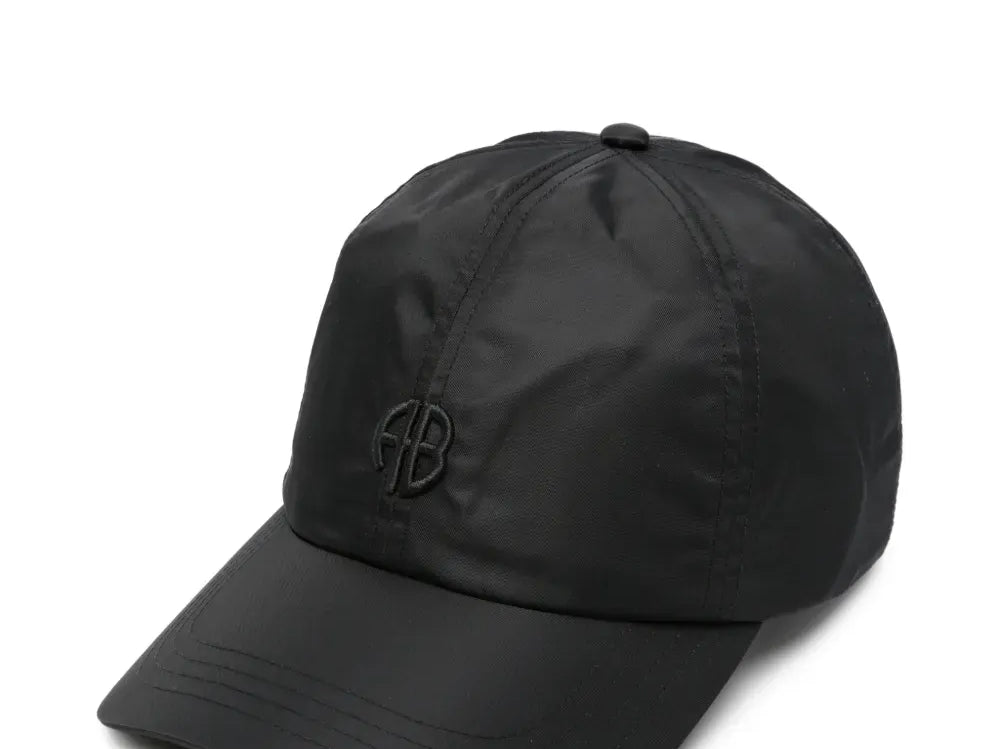 Anine Bing Hats/Headpieces Jeremy Baseball Cap AB Nylon - Black