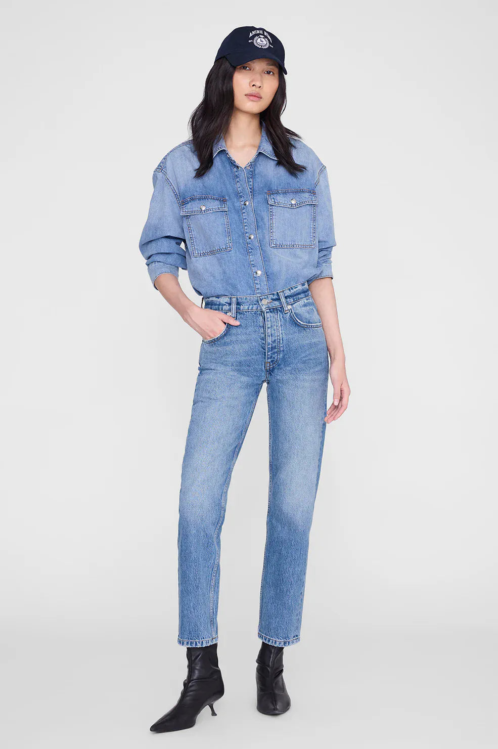Anine Bing Hats/Headpieces Jeremy Baseball Cap Collegiate - Blue