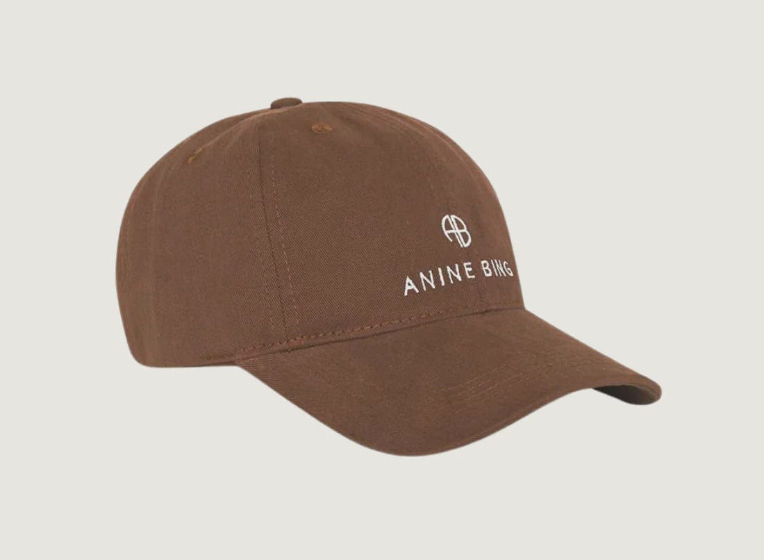 Anine Bing Hats/Headpieces Jeremy Baseball Cap - Dark Camel