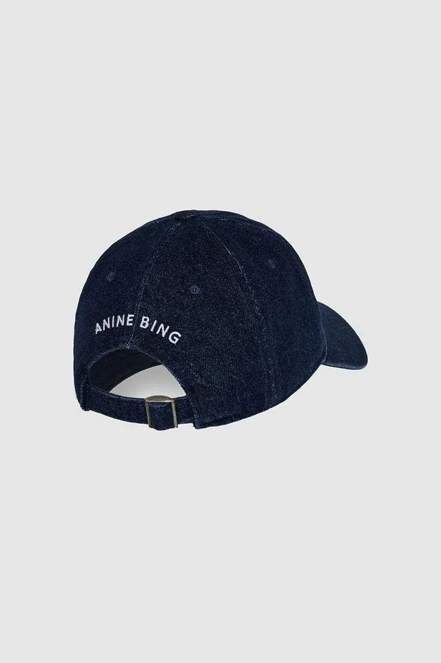 Anine Bing Hats/Headpieces Jeremy Baseball Cap - Ink Blue