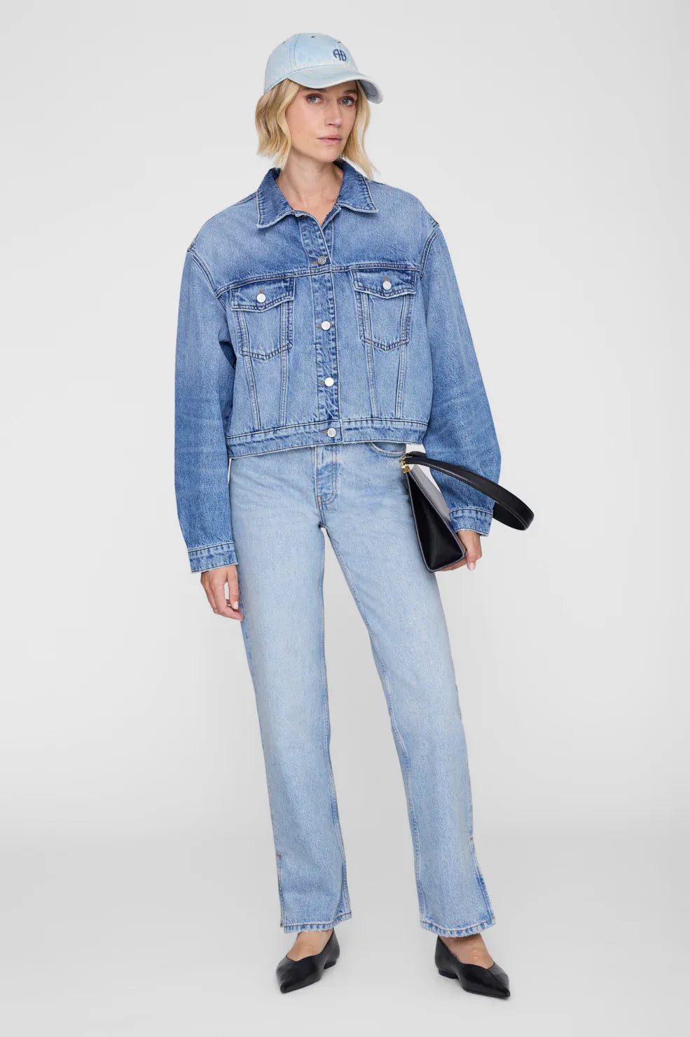 Anine Bing Hats/Headpieces Jeremy Baseball Cap - Lucid Blue