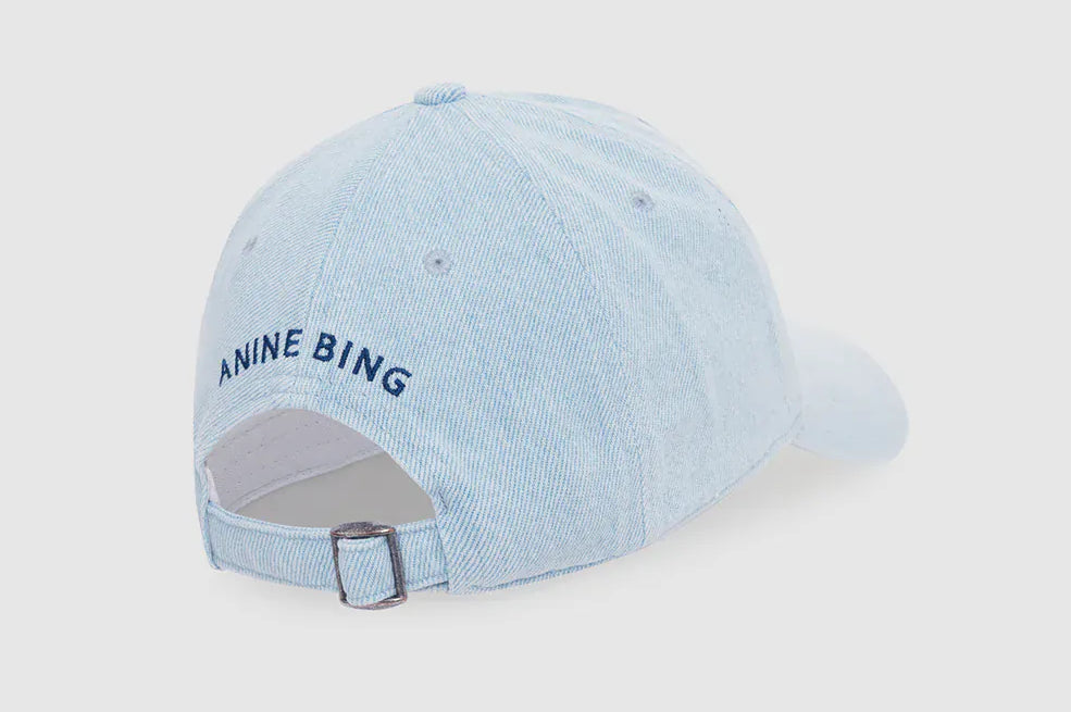 Anine Bing Hats/Headpieces Jeremy Baseball Cap - Lucid Blue