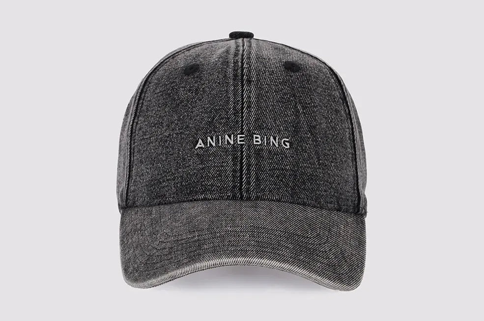 Anine Bing Hats/Headpieces Jeremy Baseball Cap - Washed Black