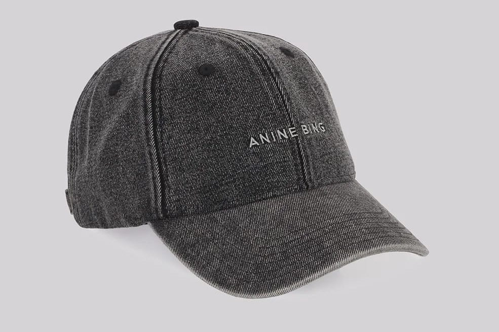 Anine Bing Hats/Headpieces Jeremy Baseball Cap - Washed Black