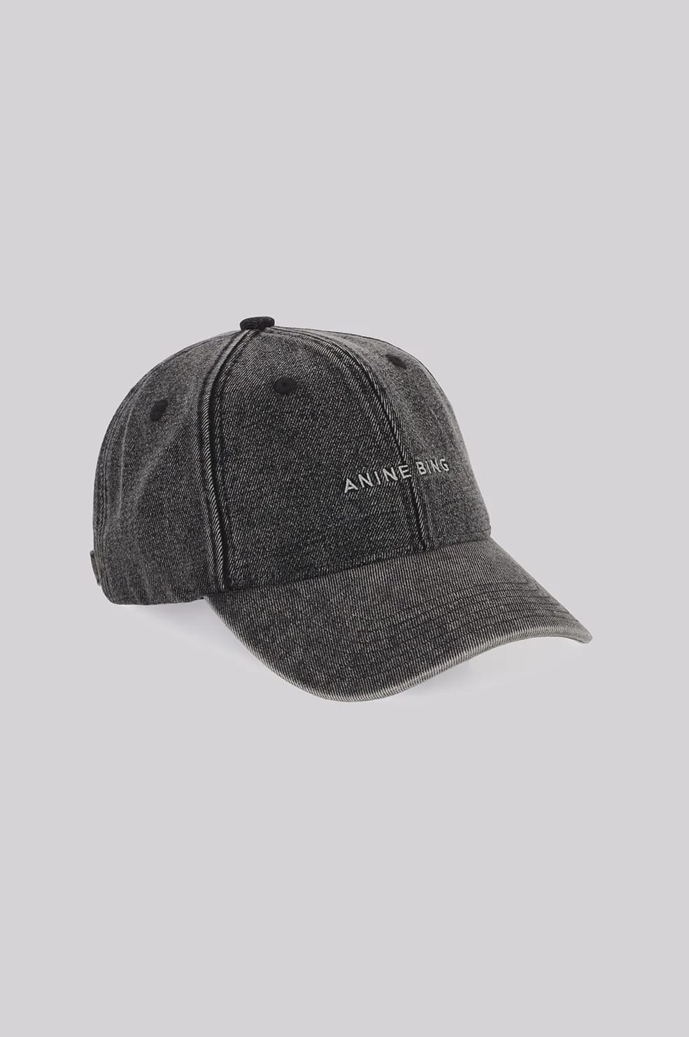 Anine Bing Hats/Headpieces Jeremy Baseball Cap - Washed Black