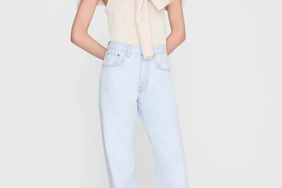 Anine Bing Hats/Headpieces Jeremy Baseball Cap - Washed White Leopard