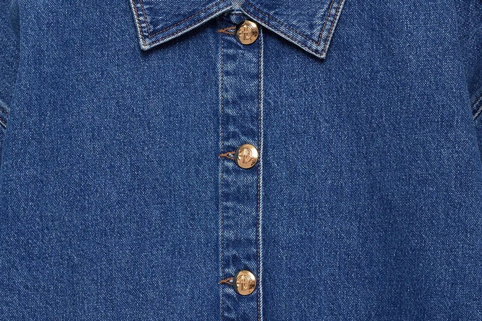 Anine Bing Jackets Anine Bing | Luca Jacket - Clean Indigo Denim