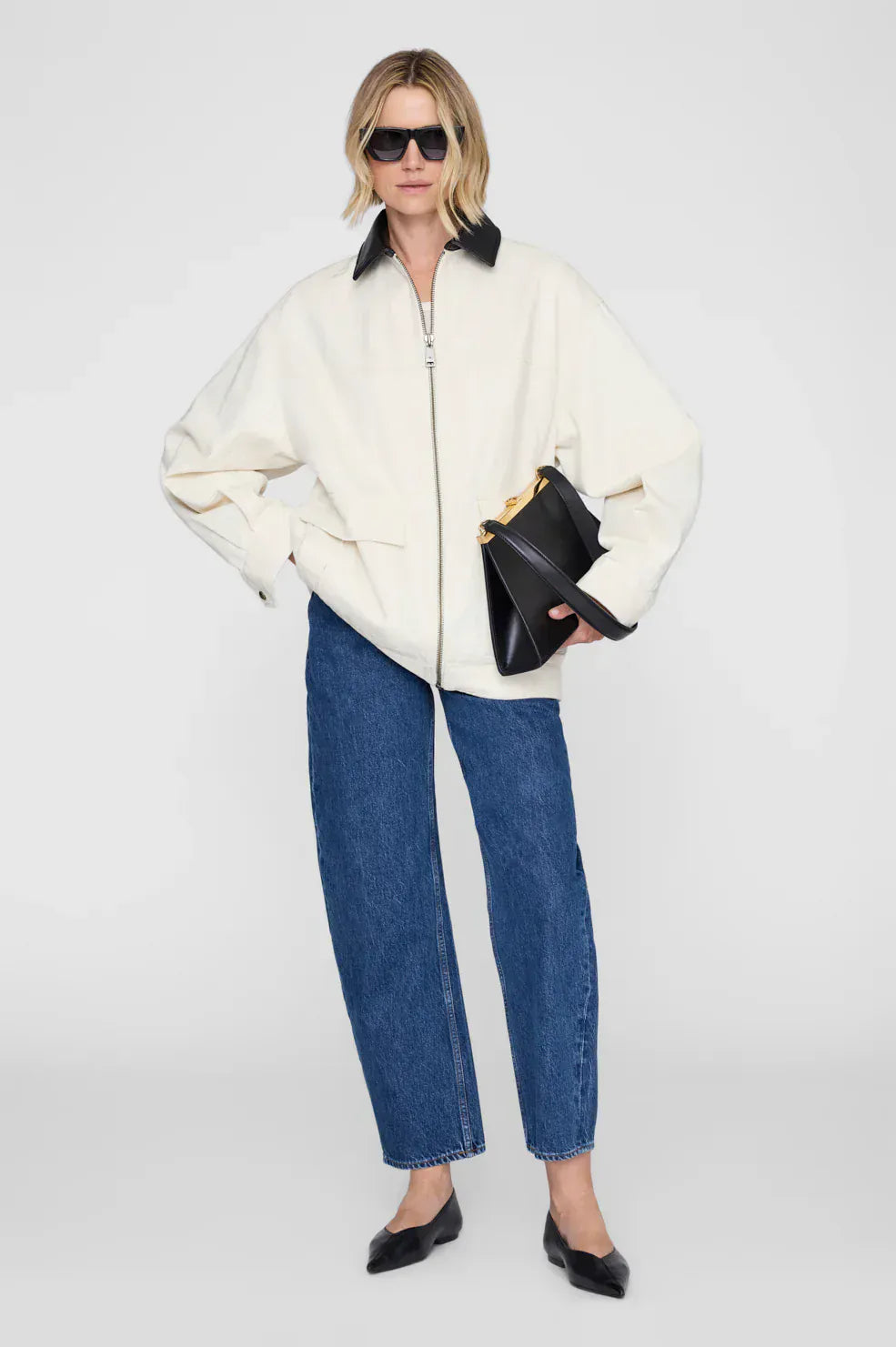 Anine Bing Jackets Holden Jacket - Cream