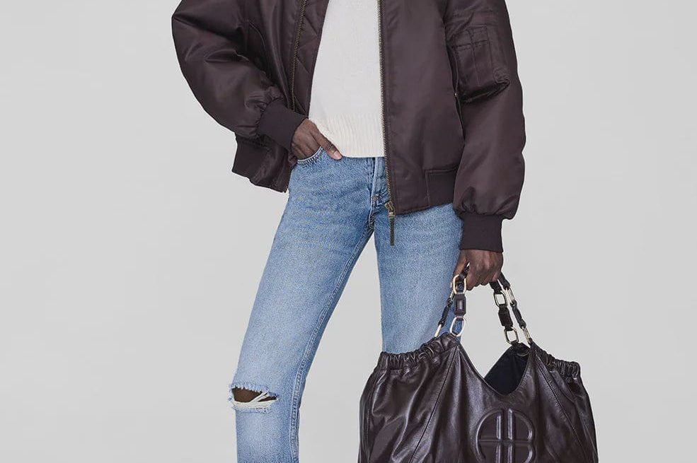 Anine Bing Jackets Leon Bomber - Deep Brown