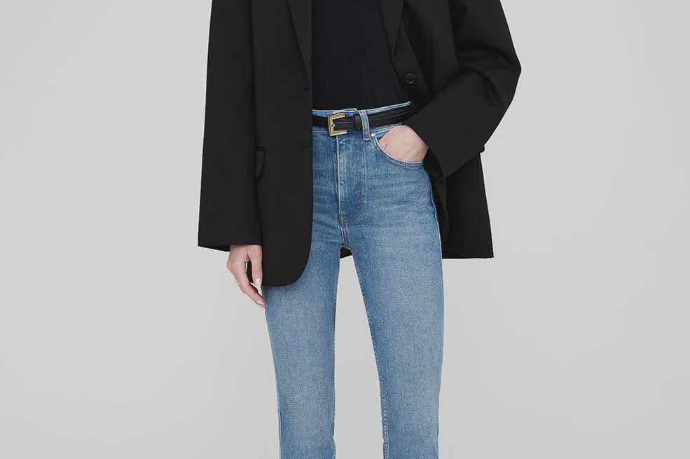 Anine Bing Jeans Anine Bing | Beck Jean - Enamel Blue