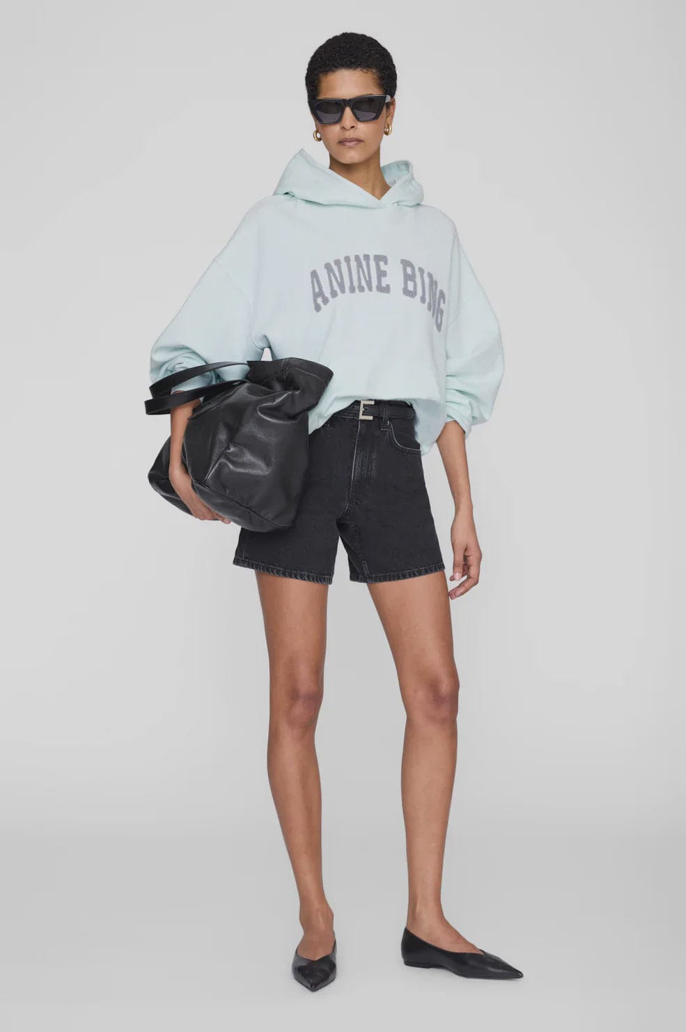 Anine Bing Jumpers Harvey Sweatshirt - Spring Mint