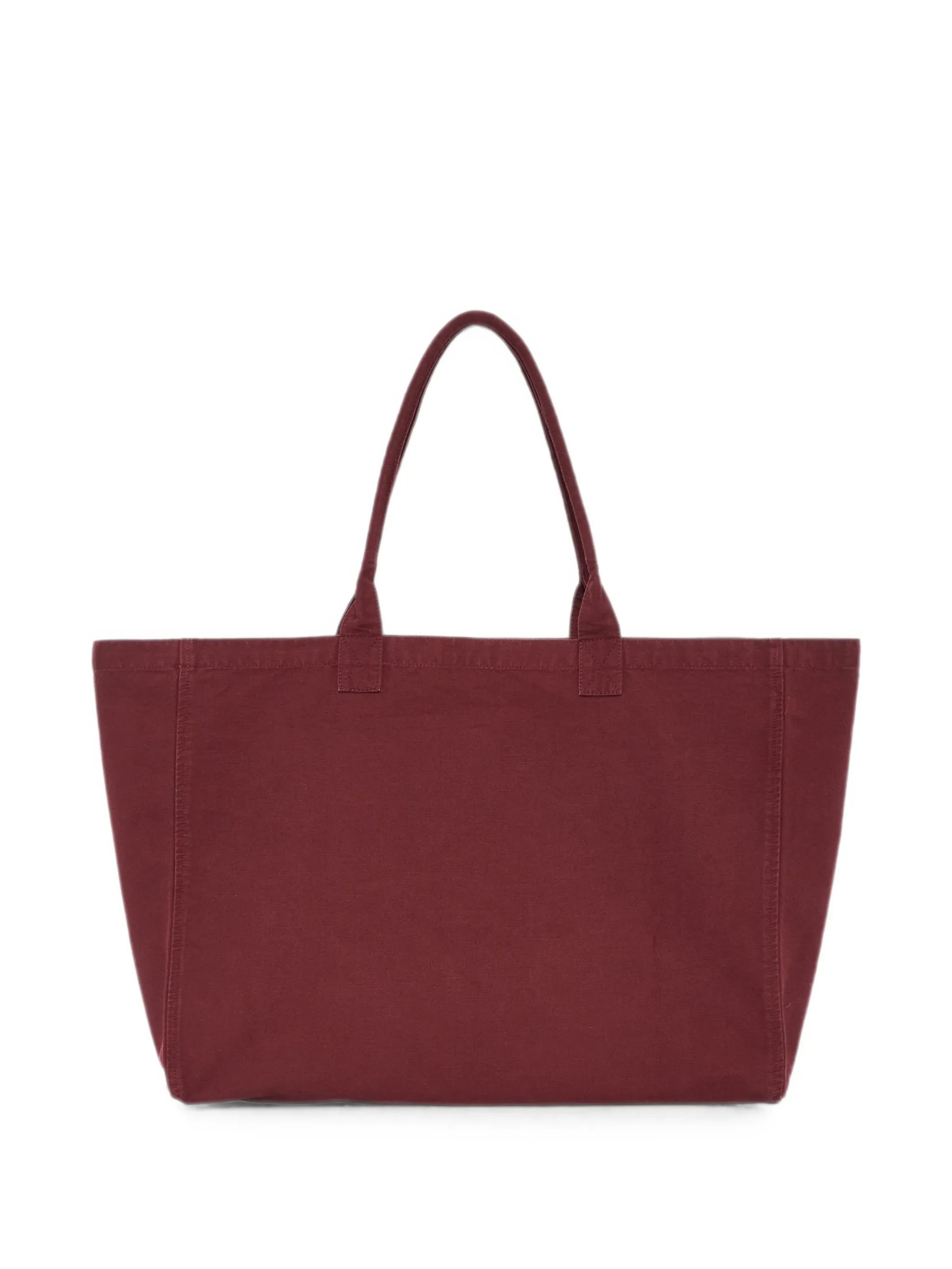 Anine Bing Leo Canvas Tote Collegiate - Fig