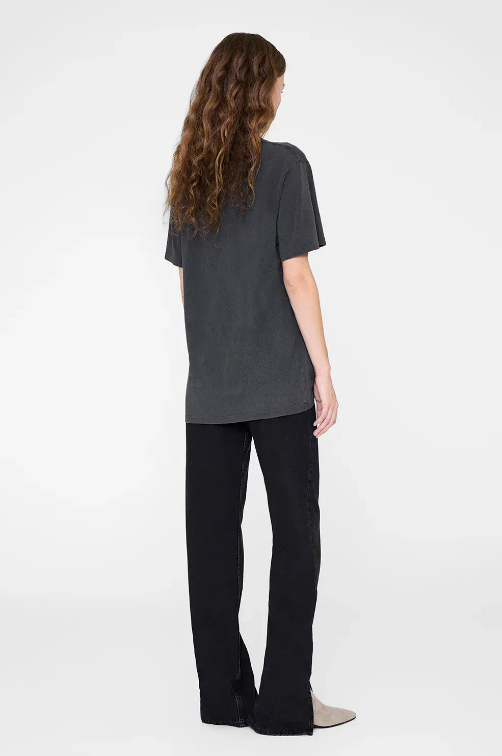 Anine Bing Lili Tee Horse - Washed Black