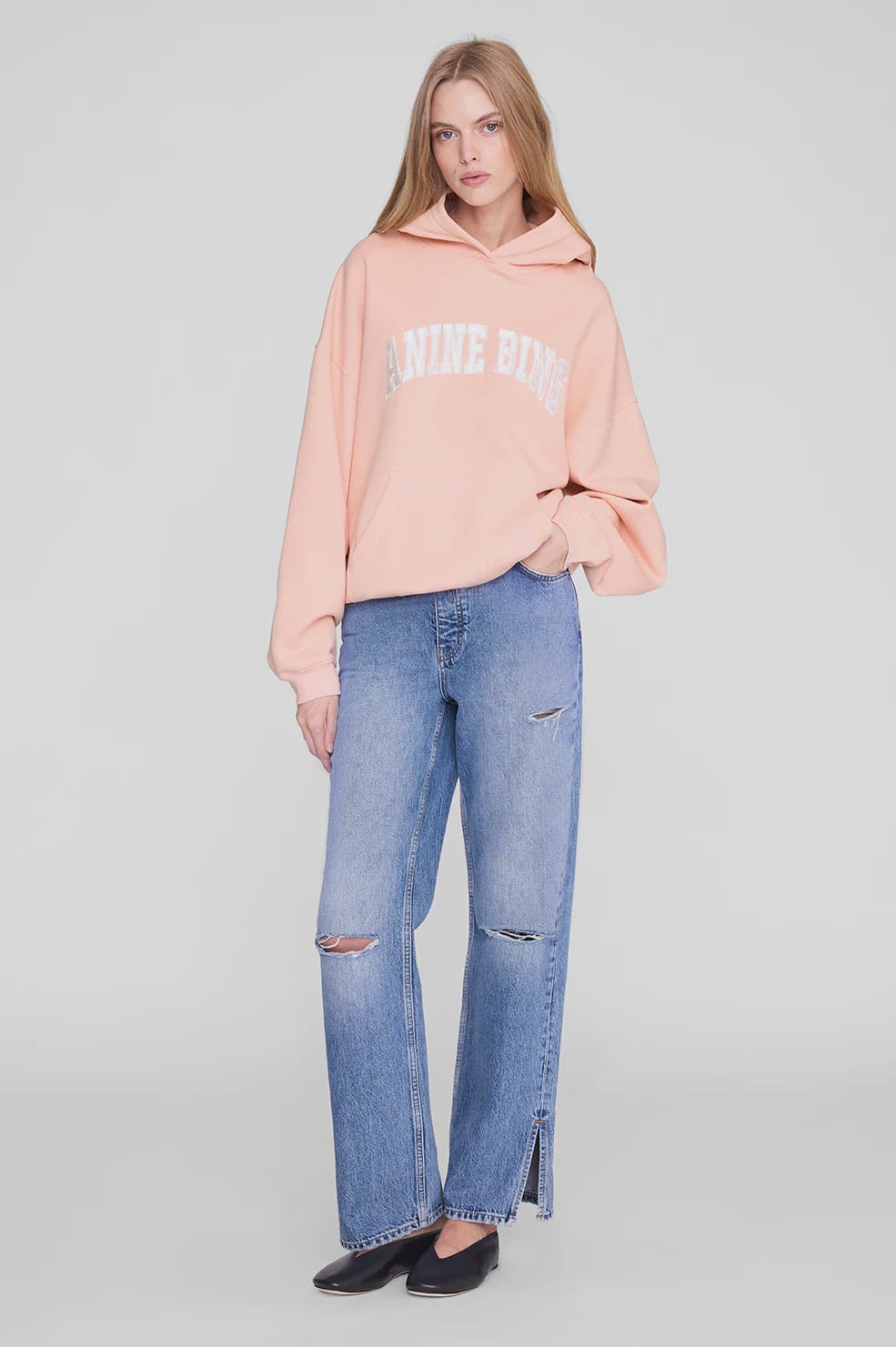 Anine Bing Sweaters Harvey Sweatshirt - Coral Pink