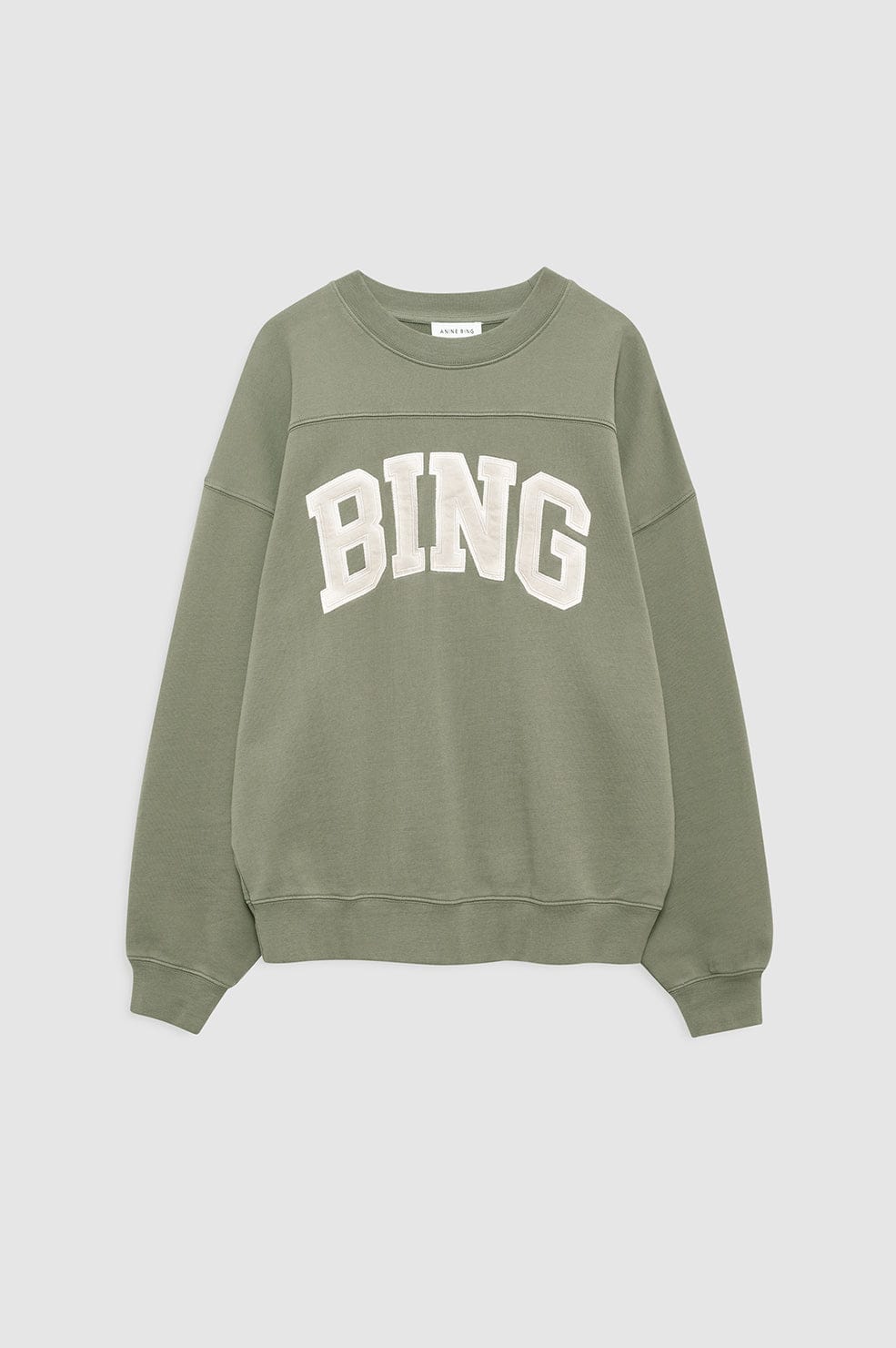 Anine Bing Sweaters Trenton Sweatshirt Bing - Washed Olive