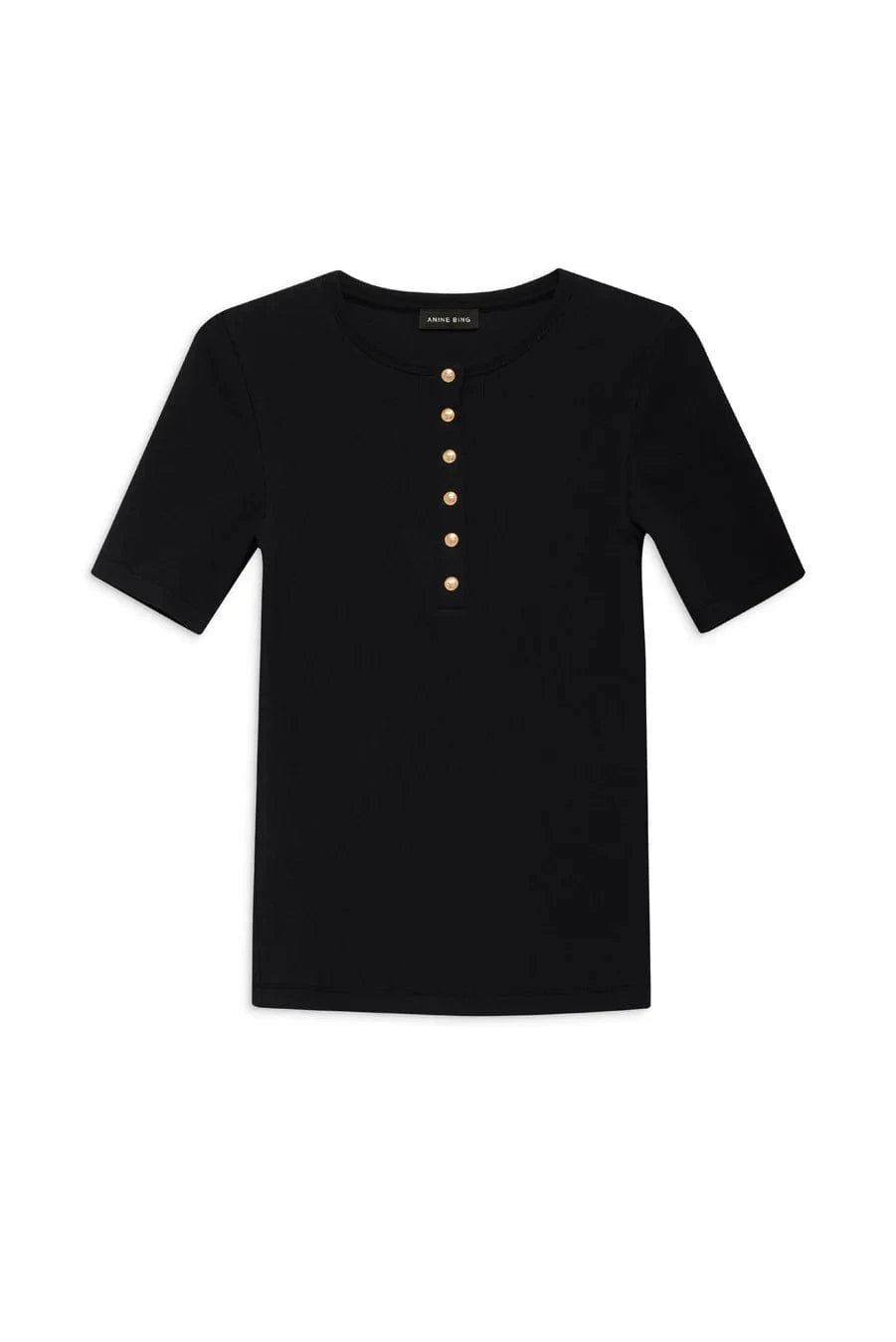 Anine Bing Tees Anine Bing | Alessia Tee - Black