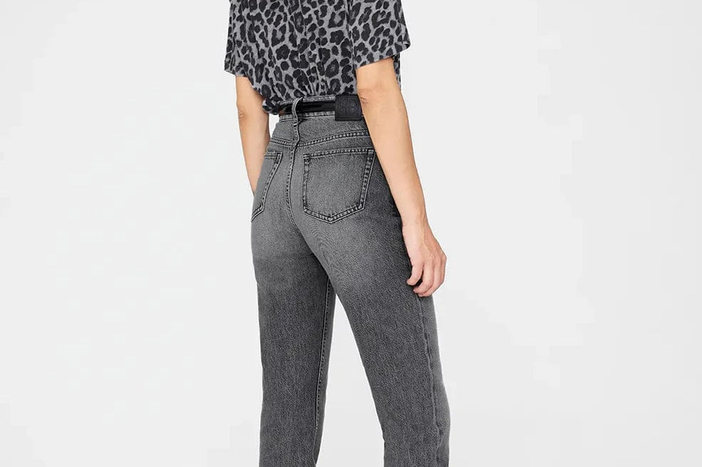 Anine Bing Tees Cohen Tee - Grey Leopard