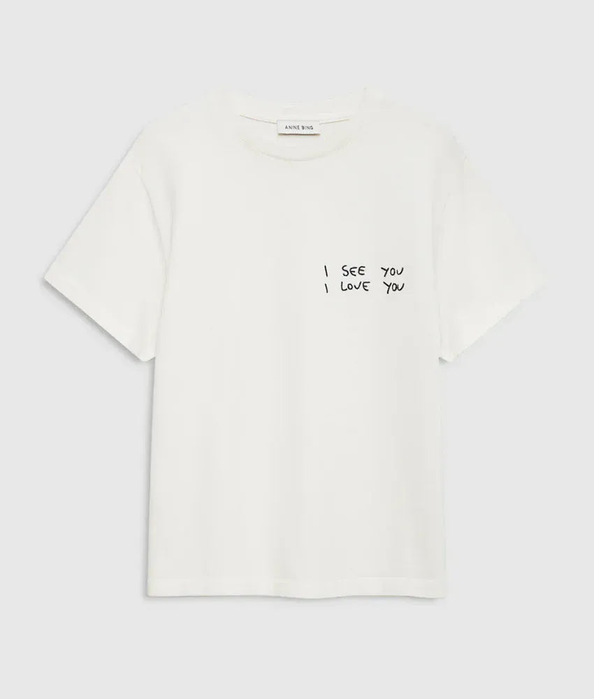 Anine Bing Tees Shelley Tee - White