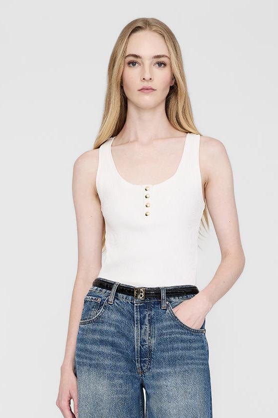 Anine Bing Tops - Tanks Anine Bing | Alessia Tank - Ivory