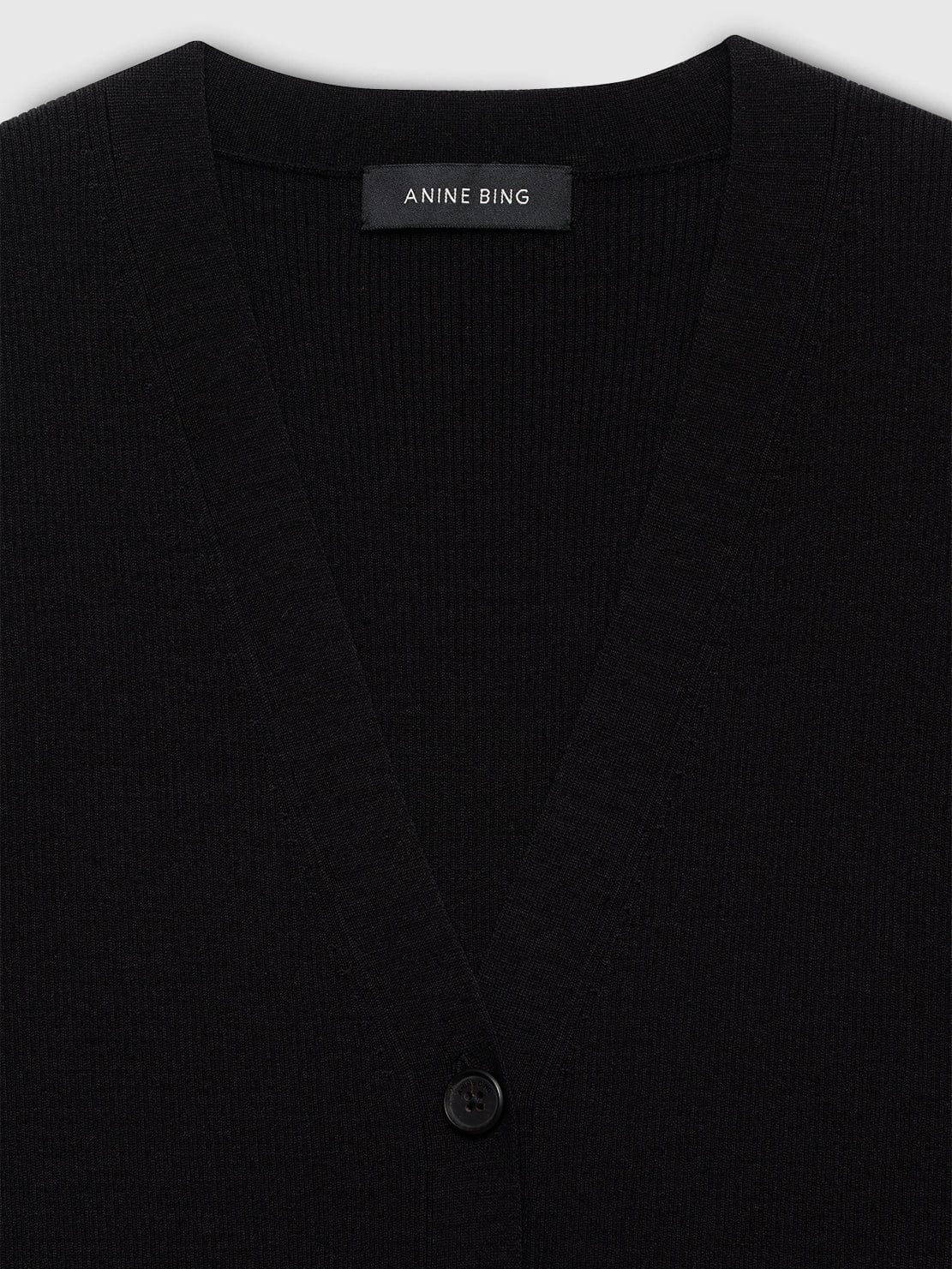 Anine Bing Vests Lawrence Vest - Black