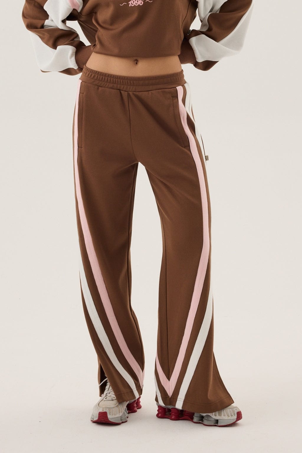 Araminta James Pants - Casual Trackside Pant - Mocha
