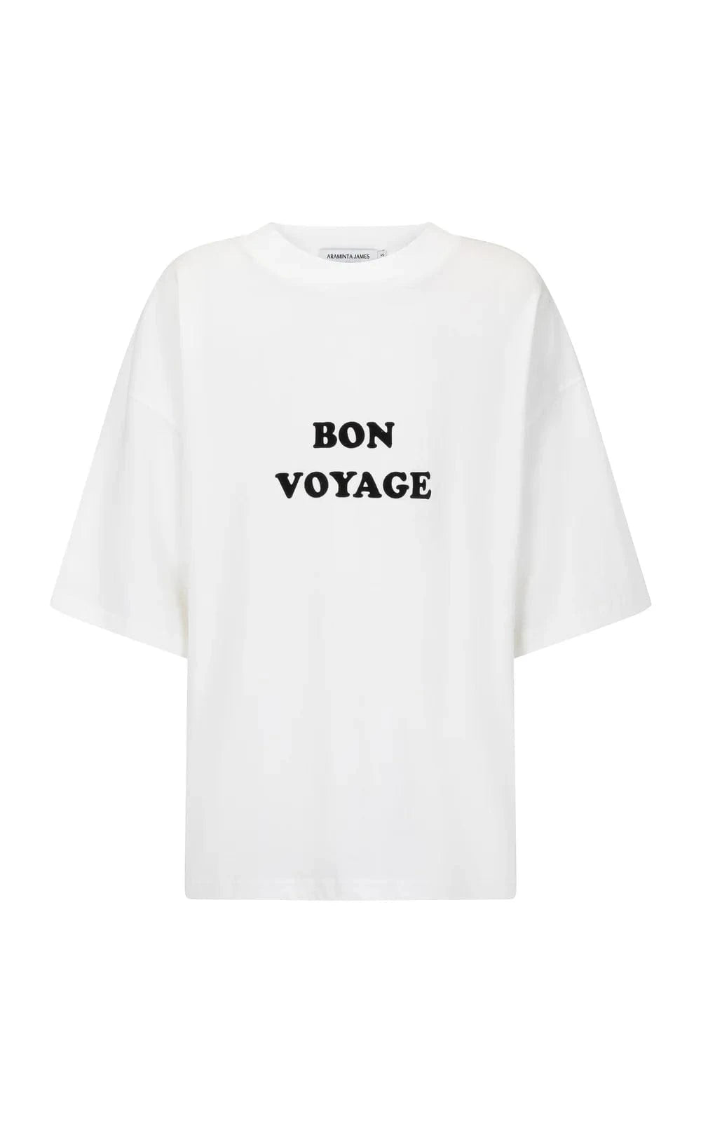 Araminta James Tees Araminta James | Bon Voyage Tee -  Snow