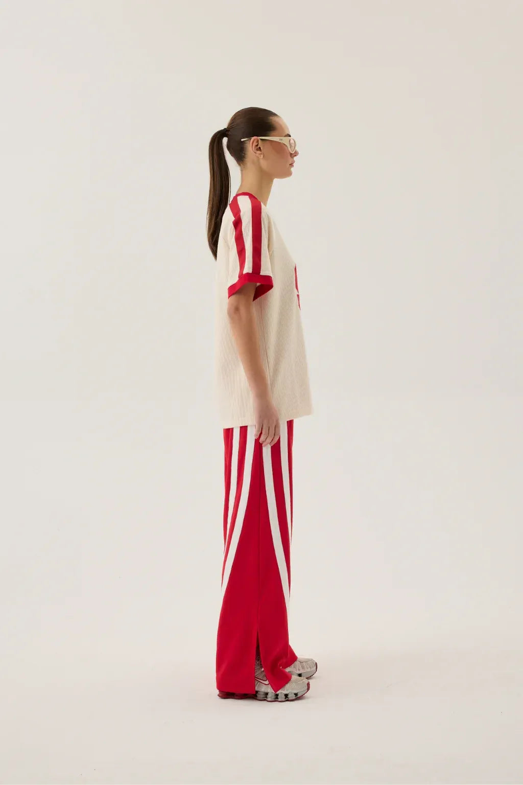 Araminta James Tees Chilli Waffle Tee - Coconut