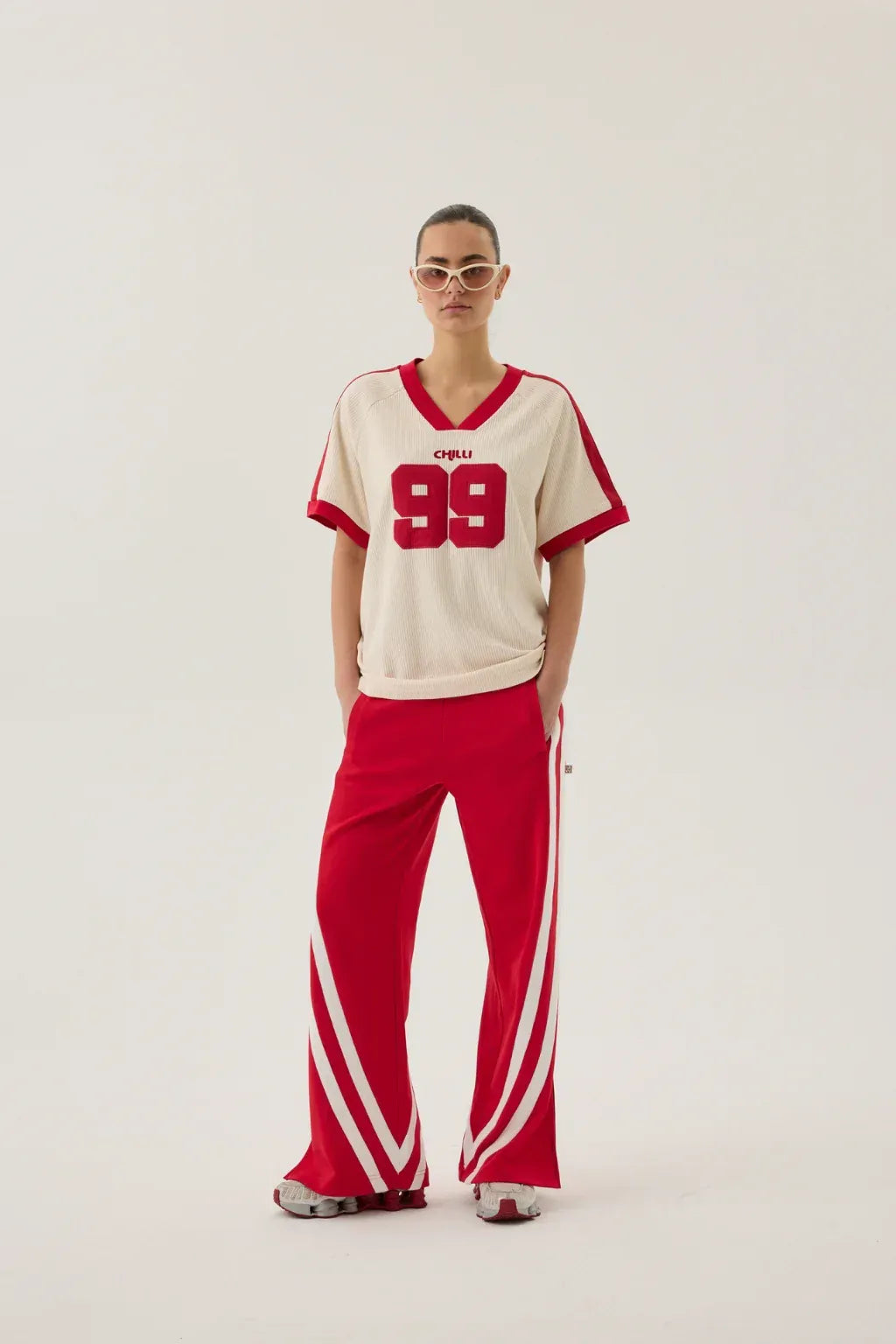 Araminta James Tees Chilli Waffle Tee - Coconut