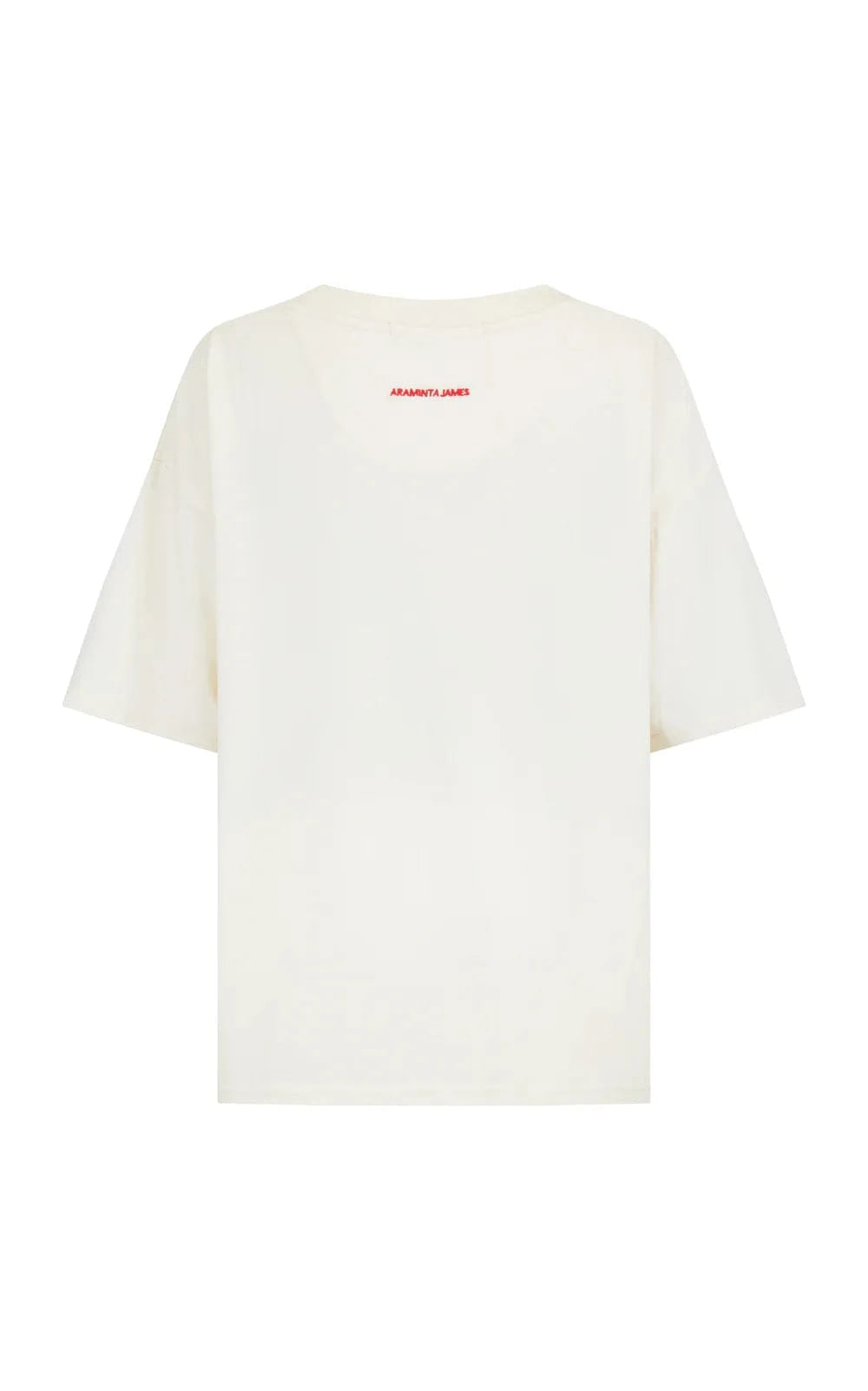 Araminta James Tees Lobster Oversized Tee - Natural