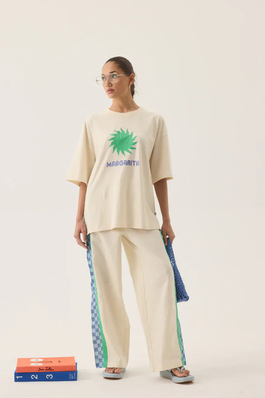 Araminta James Tees Margarita Oversized Tee - Natural