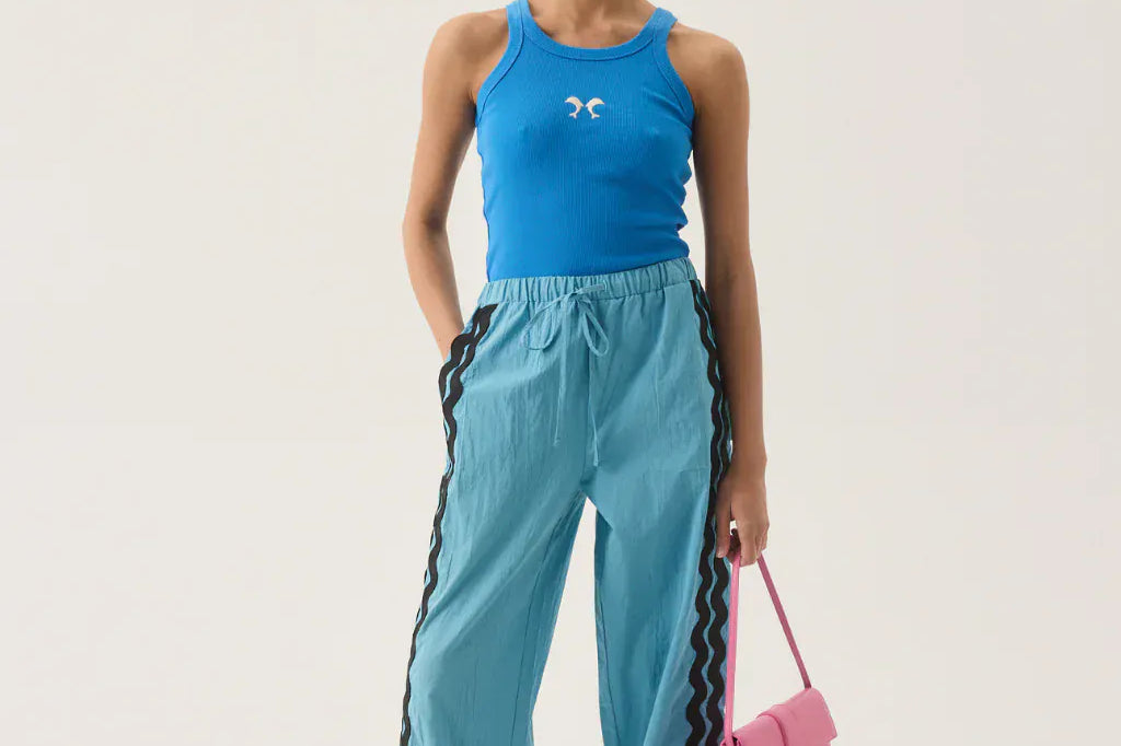 Araminta James Tops - Tanks Dolphine Tank - French Blue