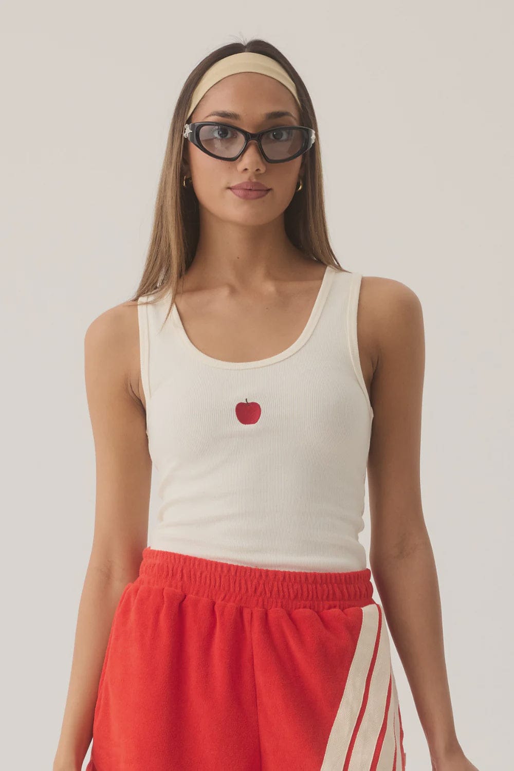 Araminta James Tops - Tanks Manzana Rib Tank - Coconut