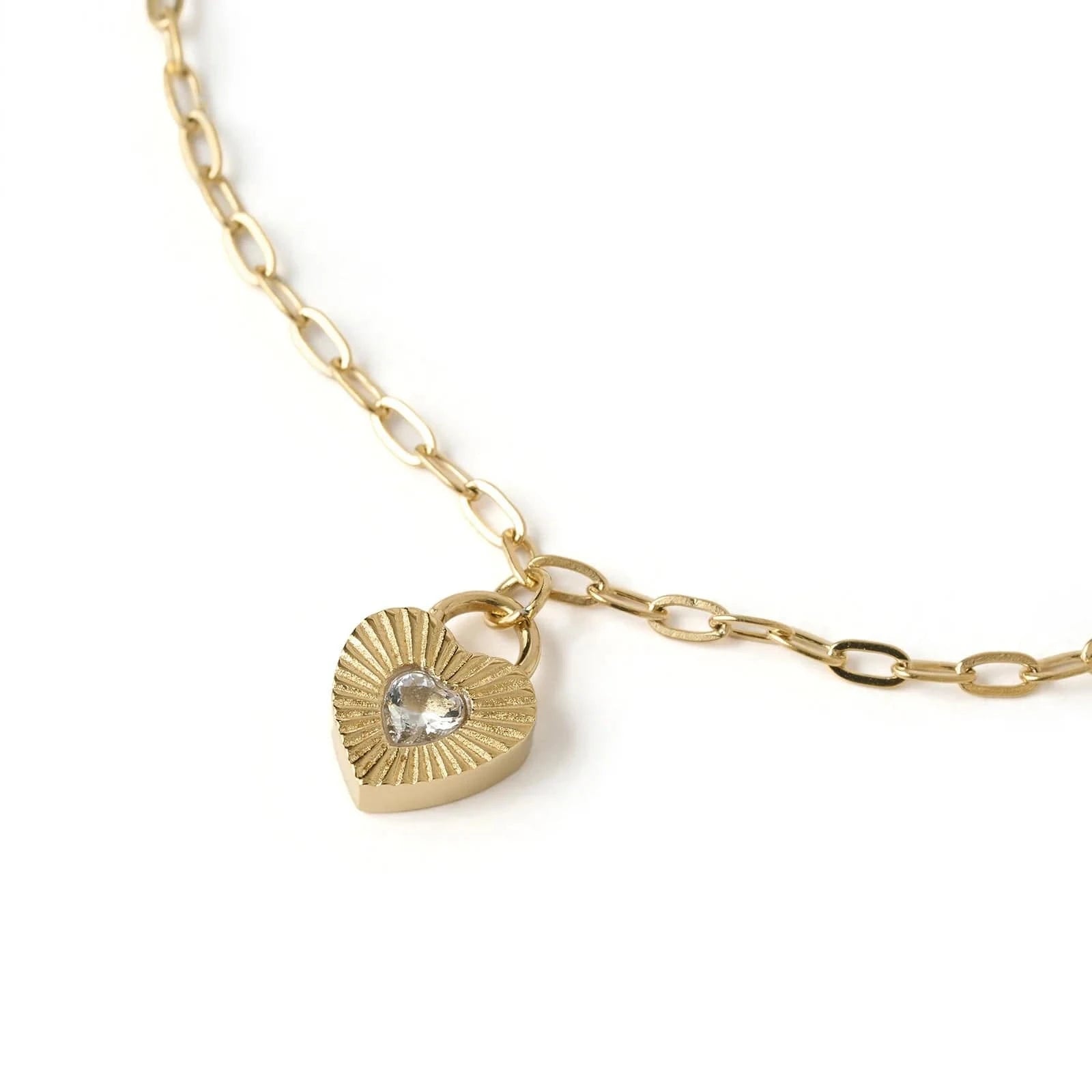 Arms Of Eve Bracelets Arms Of Eve | Ruby Heart Bracelet - Stone
