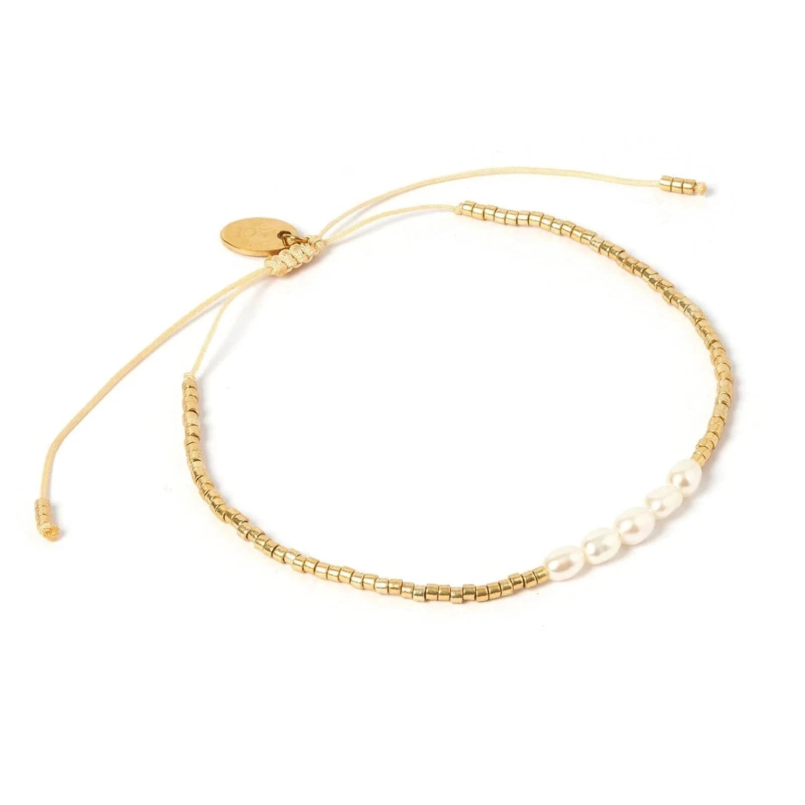 Arms Of Eve Bracelets Arms Of Eve | Seline Gold & Pearl Bracelet