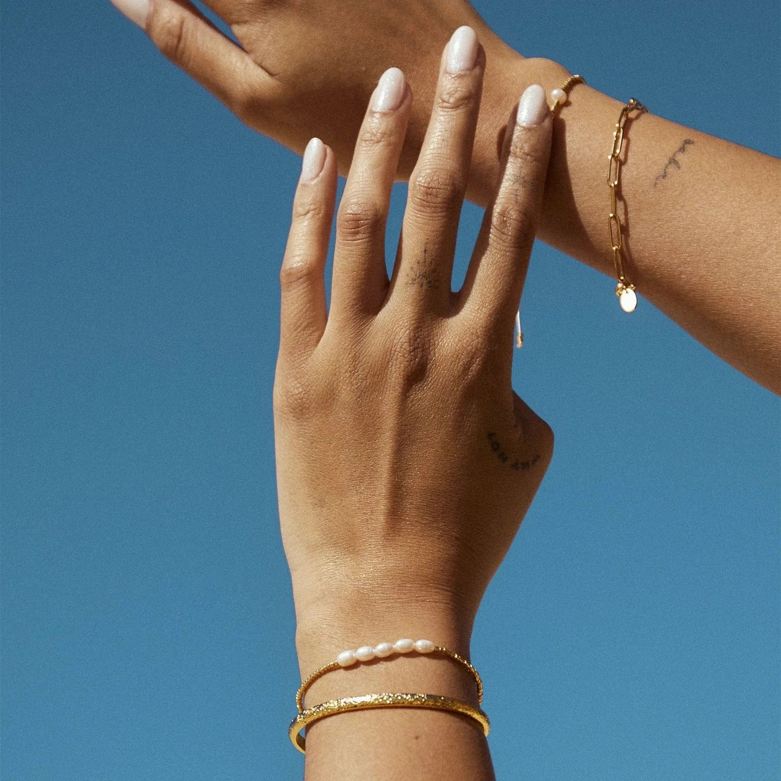 Arms Of Eve Bracelets Arms Of Eve | Seline Gold & Pearl Bracelet