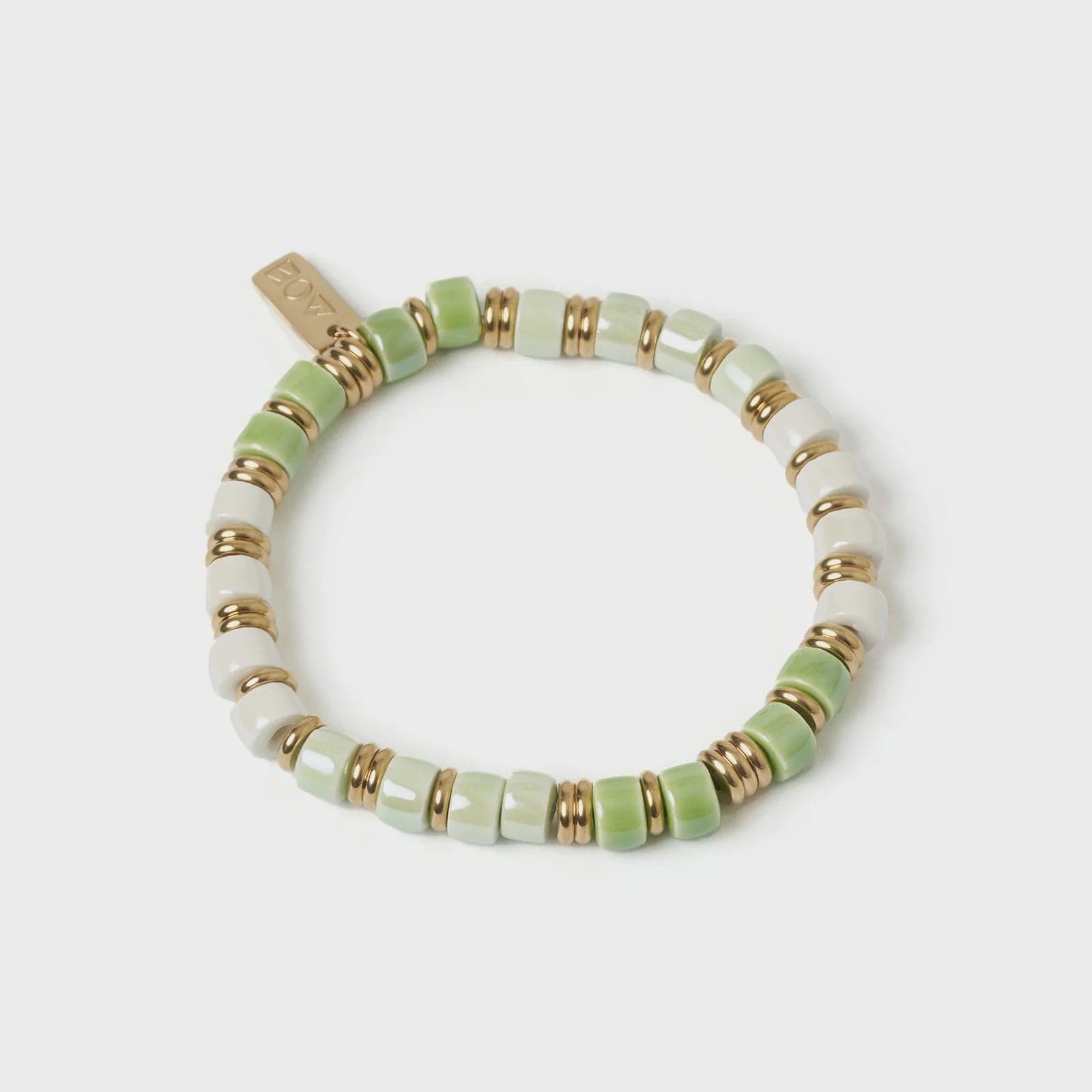 Arms Of Eve Bracelets Arms Of Eve | Skylar Ceramic and Gold Bracelet - Mint