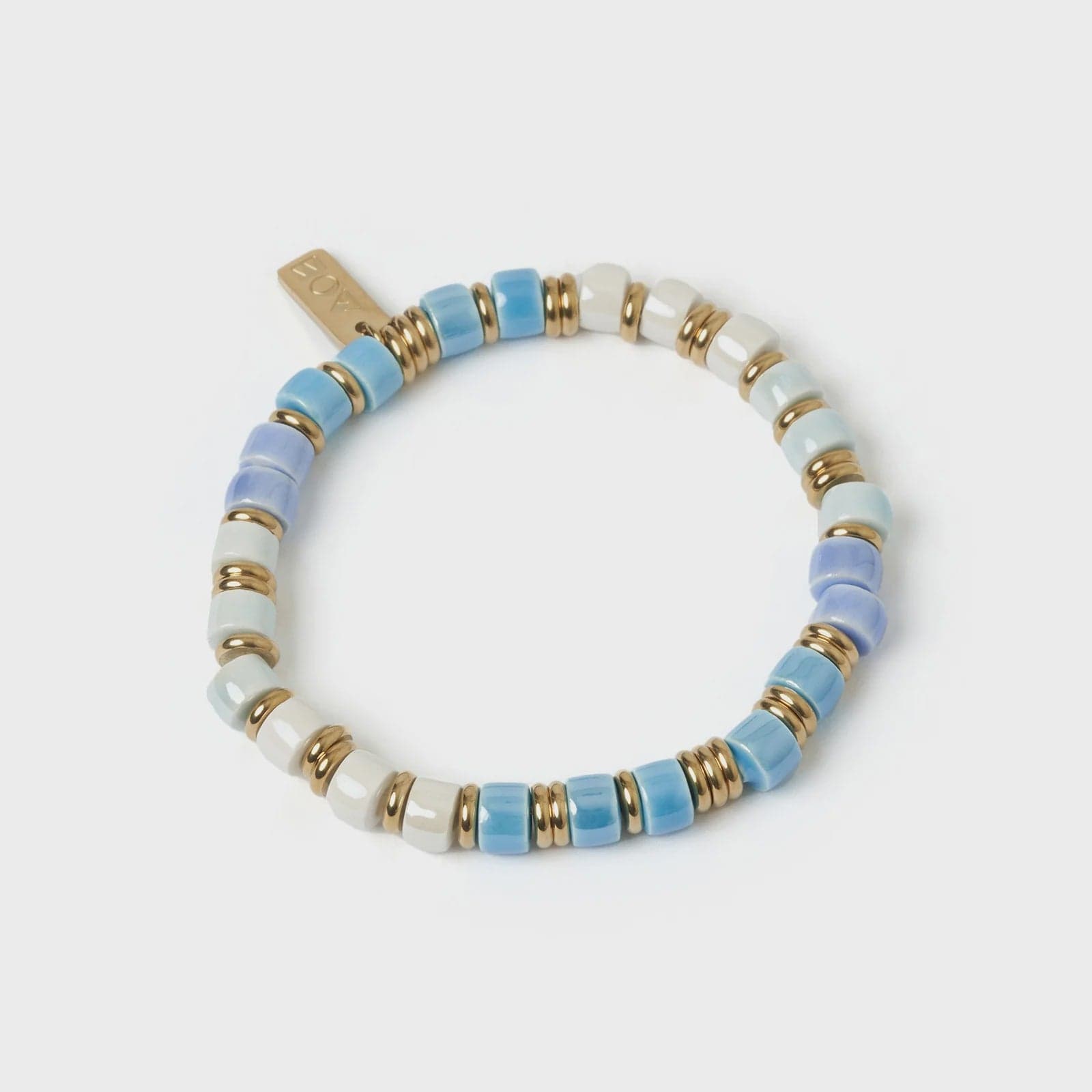 Arms Of Eve Bracelets Arms Of Eve | Skylar Ceramic and Gold Bracelet - Riviera