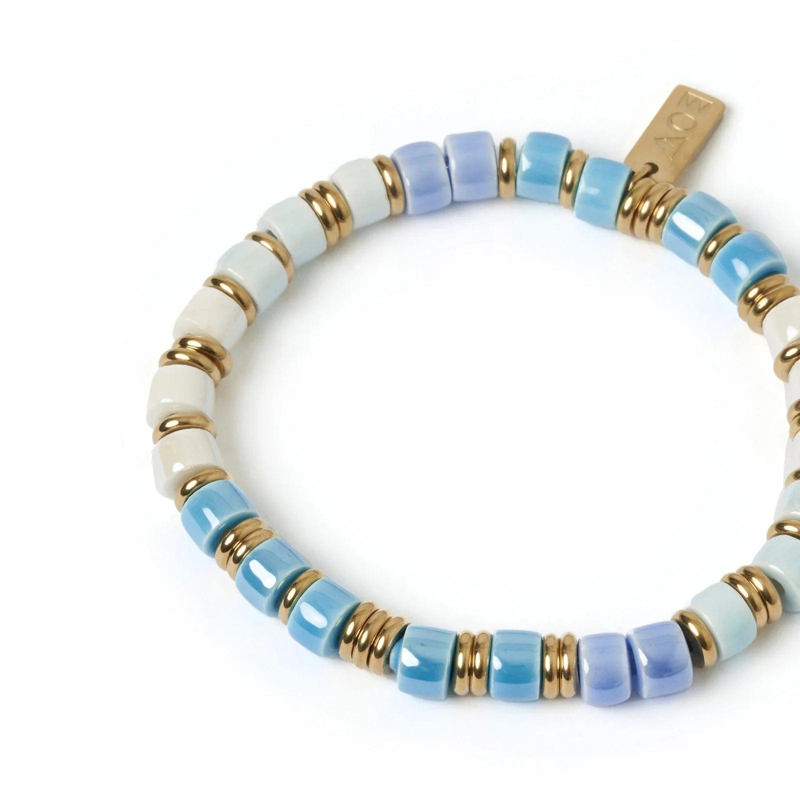 Arms Of Eve Bracelets Arms Of Eve | Skylar Ceramic and Gold Bracelet - Riviera