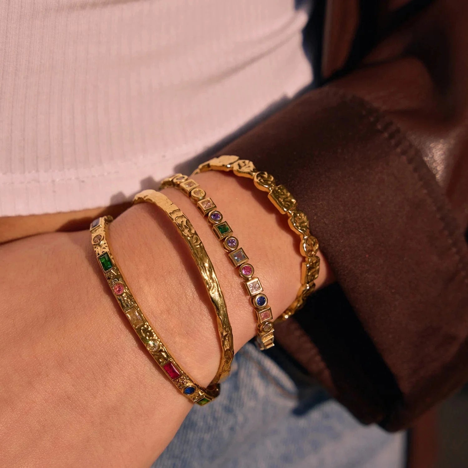 Arms Of Eve Bracelets Arms Of Eve | Tinka Gold Bracelet - Multi