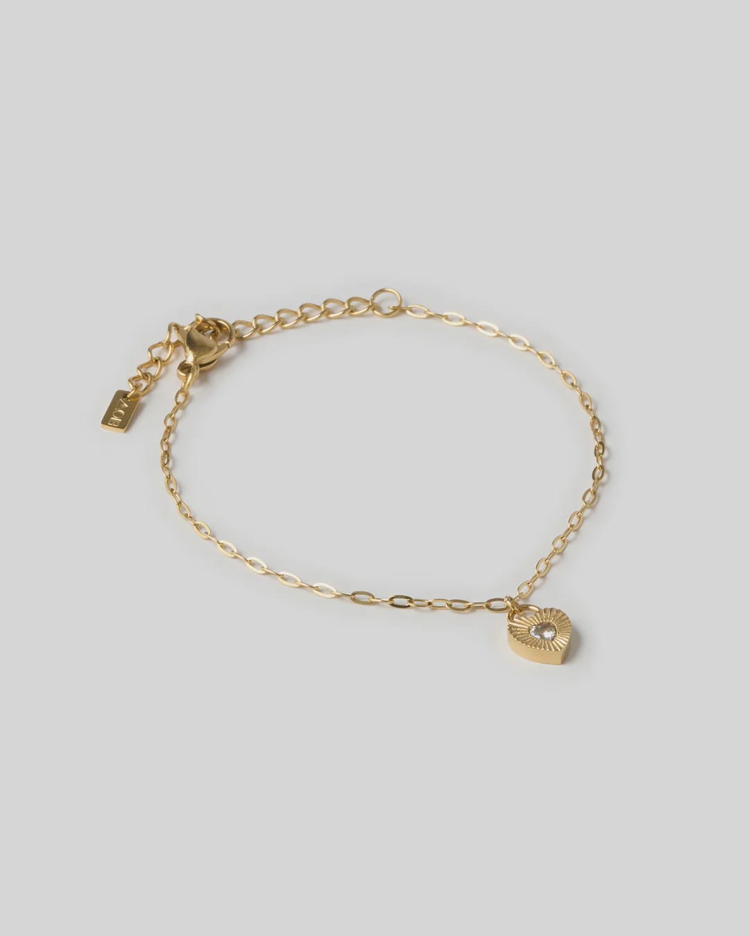 Arms Of Eve Bracelets Ruby Heart Bracelet - Stone
