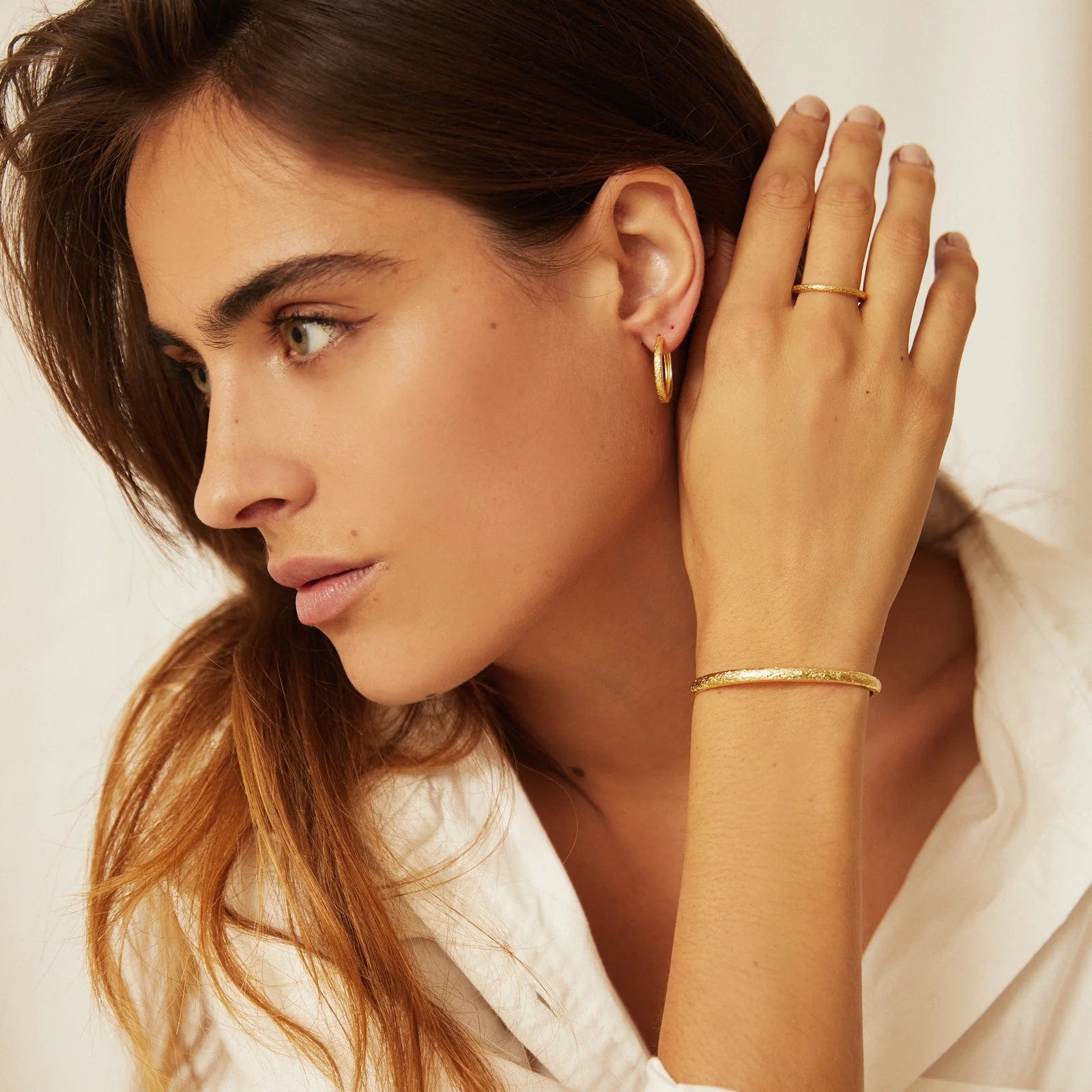 Arms Of Eve Earrings Arms Of Eve | Arabella Gold Hoop Earrings