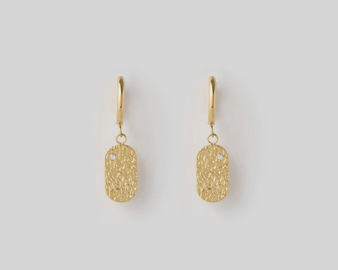Arms Of Eve Earrings Mendoza Huggie Earrings - Gold