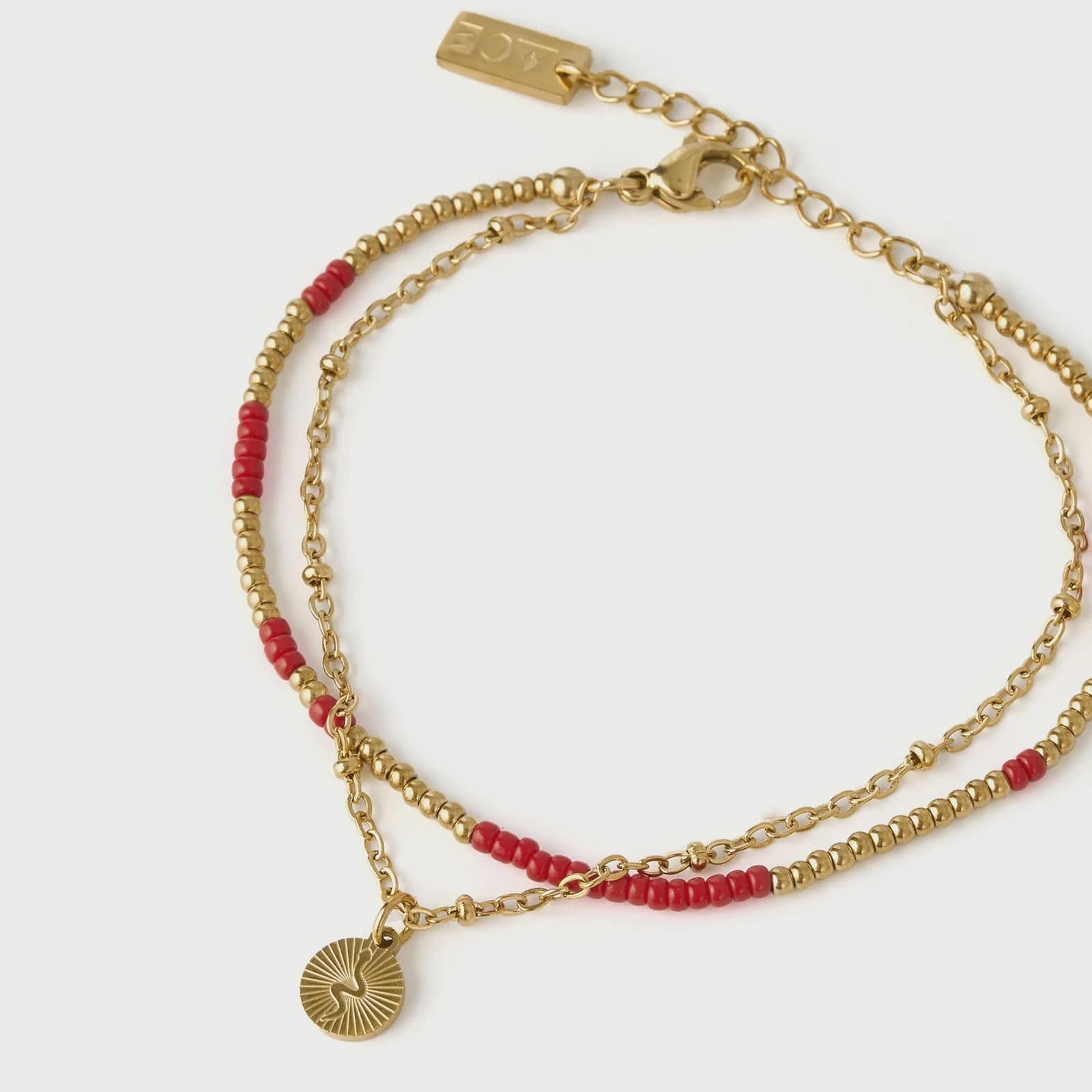 Arms Of Eve Jewellery Arms Of Eve | Cobra Gold Bracelet - Cherry