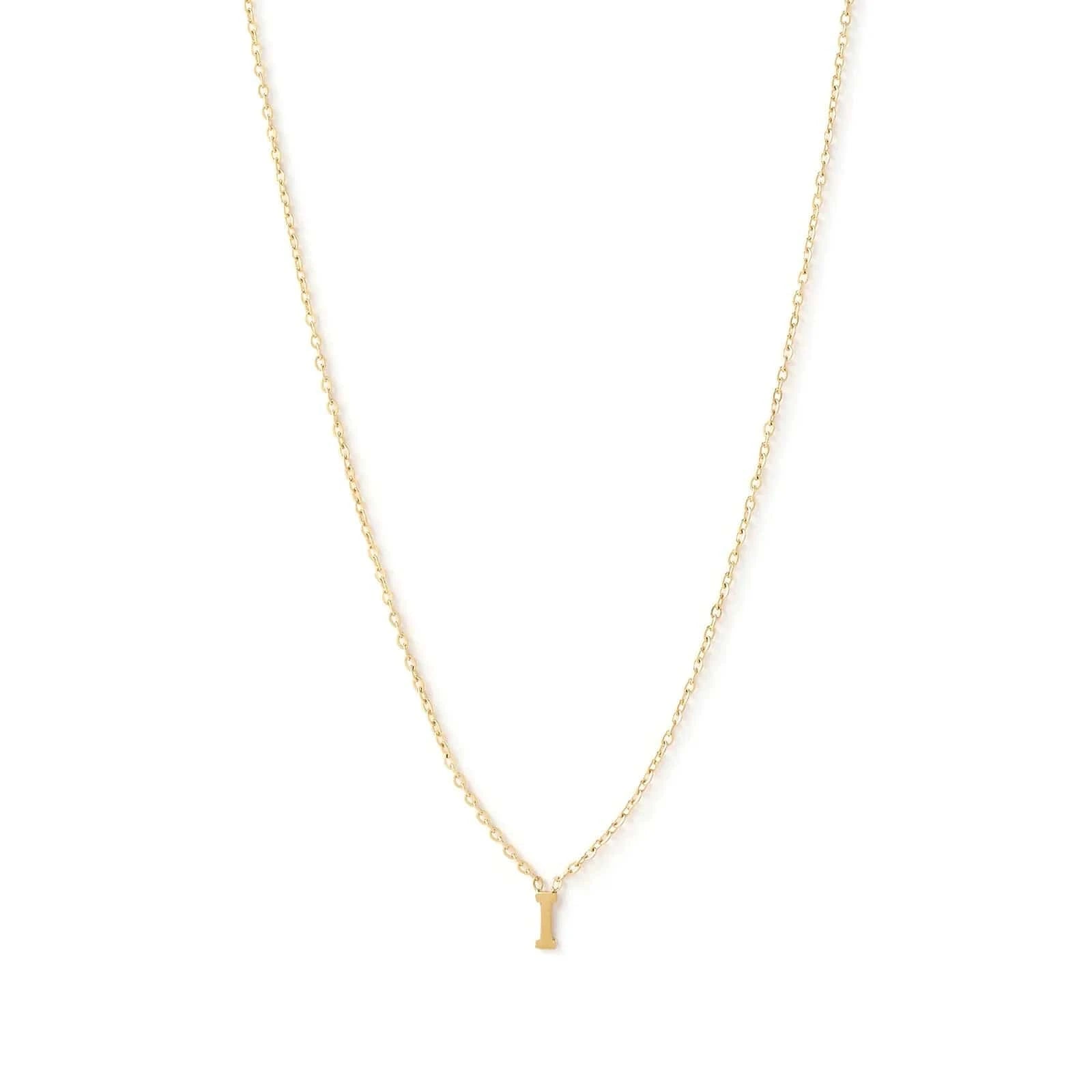 Arms Of Eve Necklaces I Arms Of Eve | Mini Initial Gold Necklace