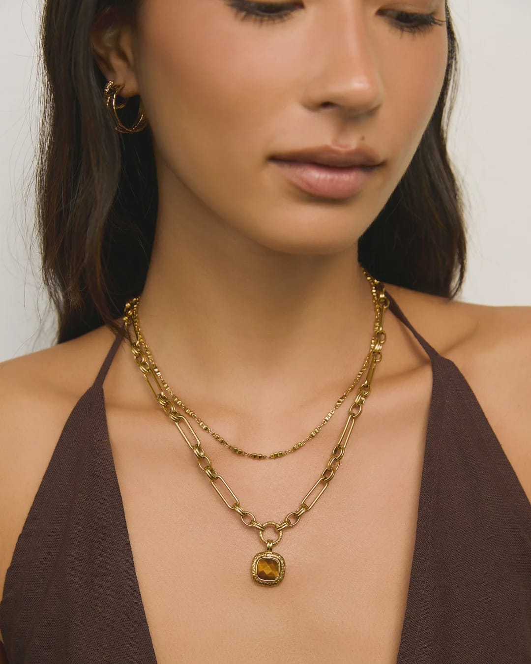 Arms Of Eve Necklaces Mason Necklace - Tigers Eye