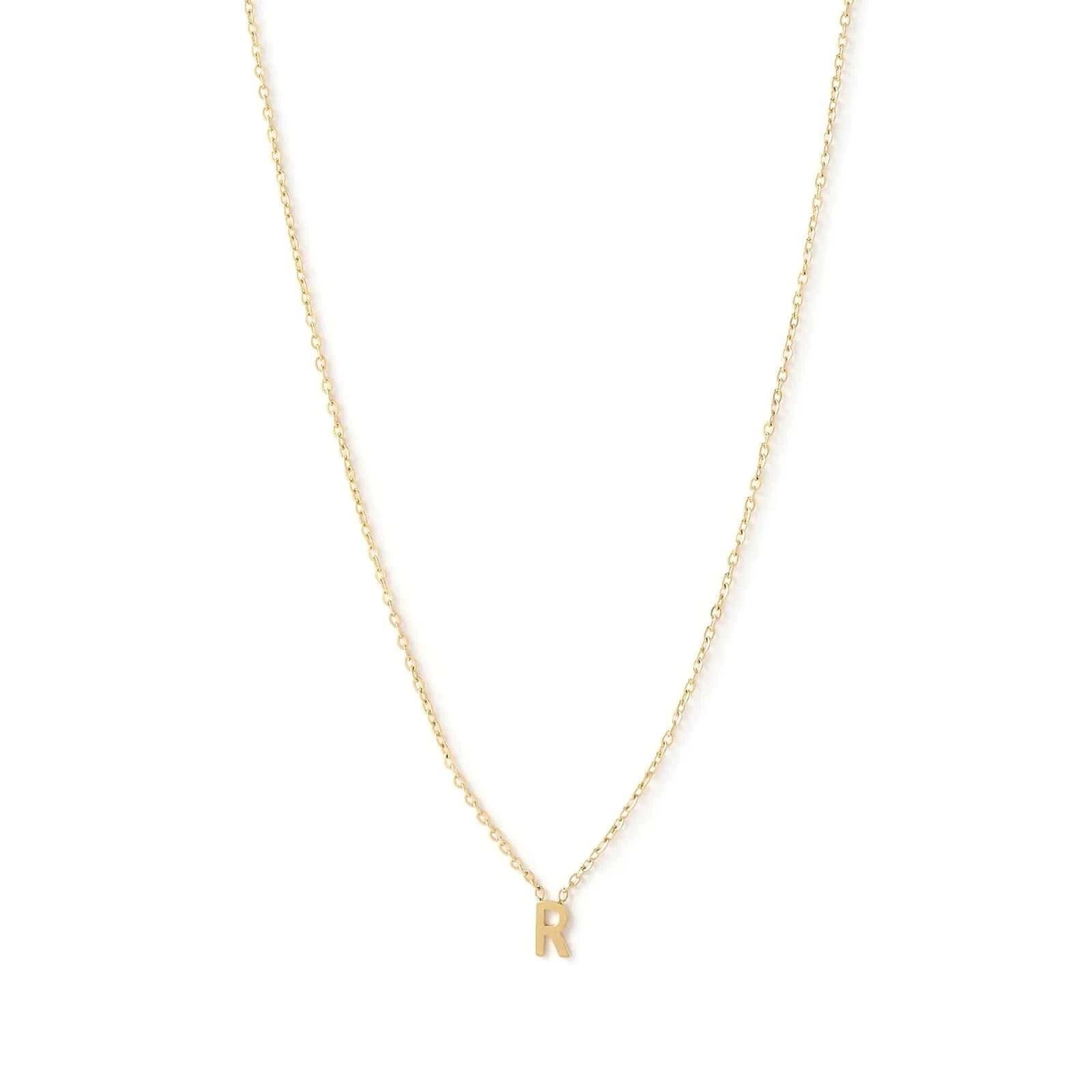 Arms Of Eve Necklaces R Arms Of Eve | Mini Initial Gold Necklace