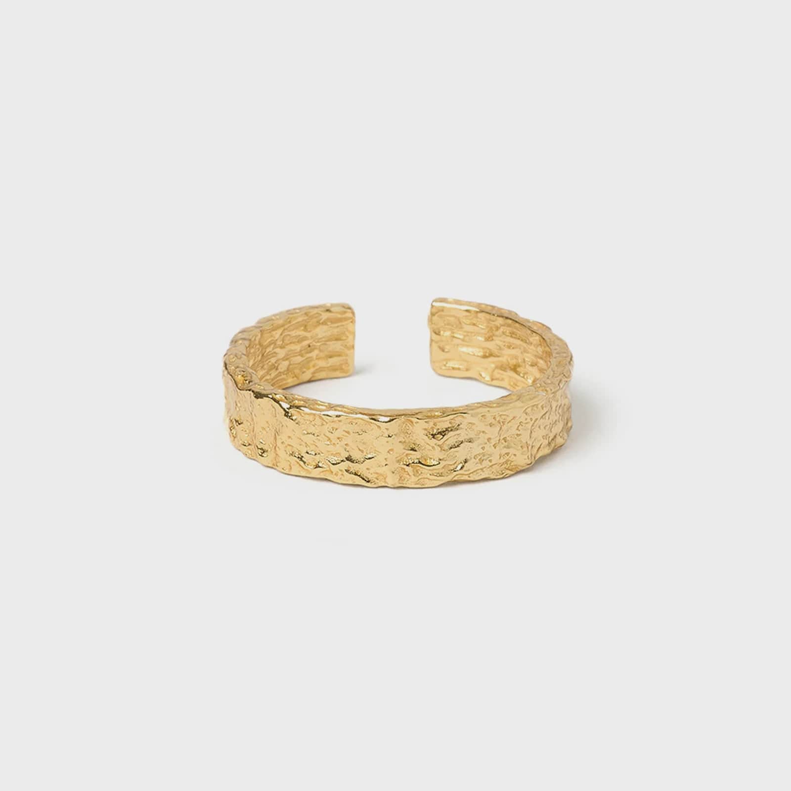 Arms Of Eve Rings Arms Of Eve | Eros Gold Textured Ring - Medium