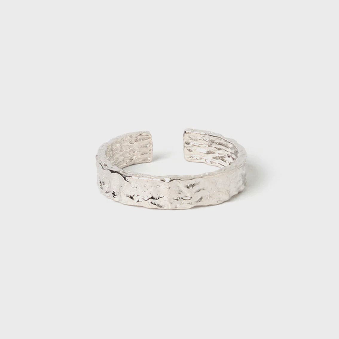 Arms Of Eve Rings Arms Of Eve | Eros Silver Textured Ring - Medium