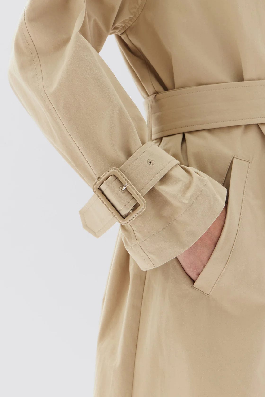 Assembly Label Coats - Trench Assembly Label | Alessandra Trench Coat - Tan